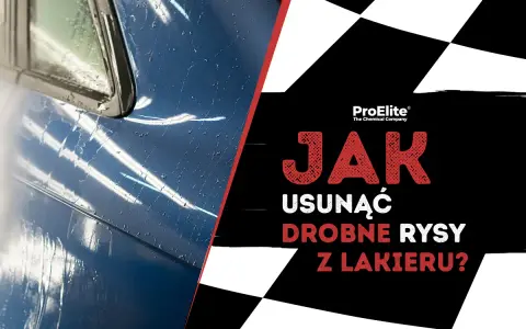 Jak usunąć drobne rysy z lakieru? Błyszczący, niebieski lakier samochodu z widocznymi śladami po wodzie i drobnymi zarysowaniami.